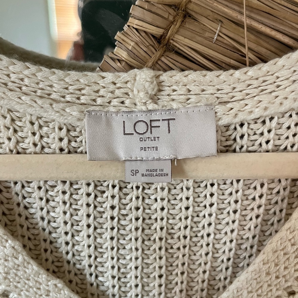 Loft sweater knit tank top - Picture 2 of 3